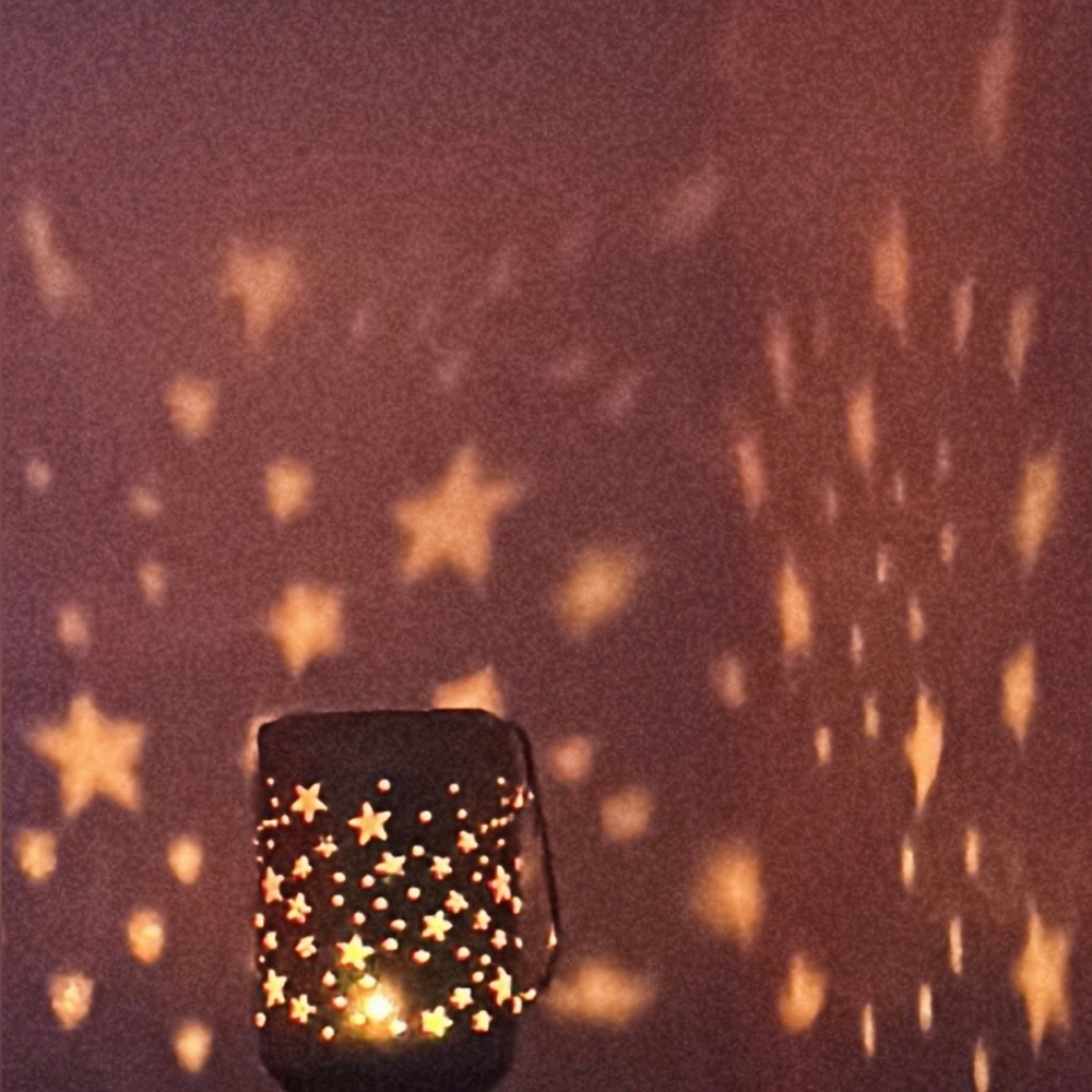 Artisan Direct Milky Way Metallic Gold Star Lantern - Decorative Home Accent
